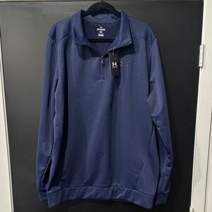 Under Armour Midnight Blue Quarter-Zip Pullover